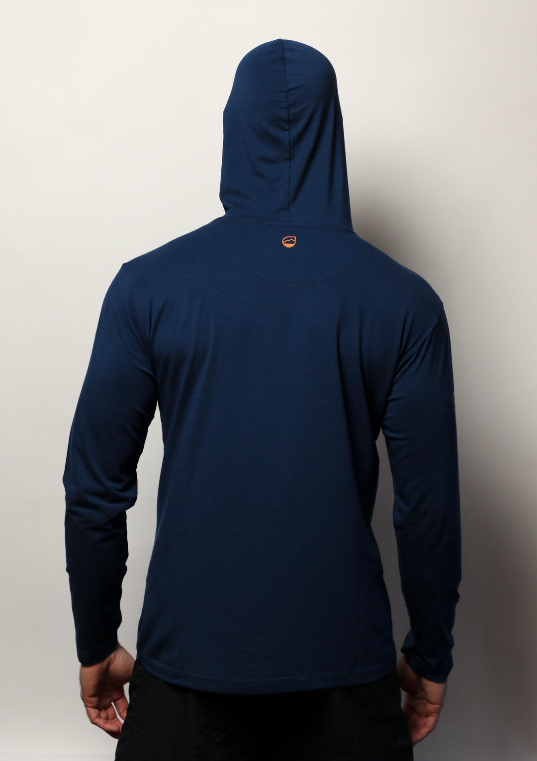Men's Long Sleeve Hooded Shirt, UPF 45 Bamboo, Crescent City Collection