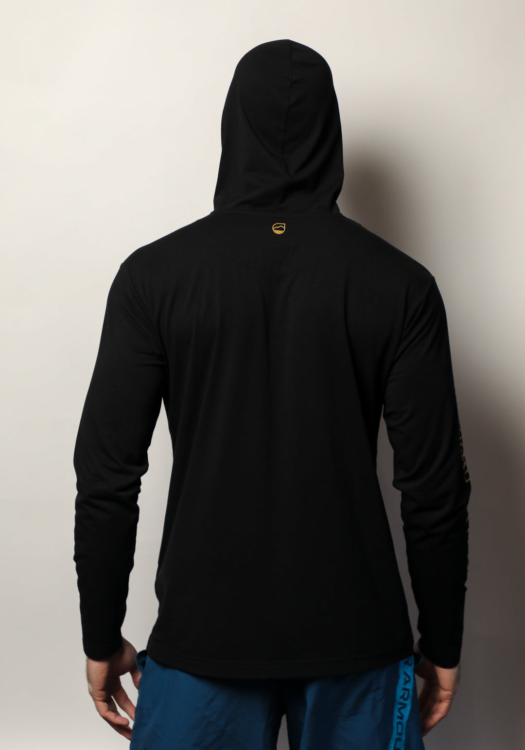 Men's Long Sleeve Hooded Shirt, UPF 45 Bamboo, Crescent City Collection
