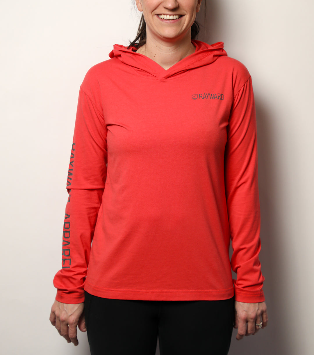 Women's Long Sleeve Hooded Shirt, UPF 45 Bamboo, Crescent City Collection - Rayward Apparel